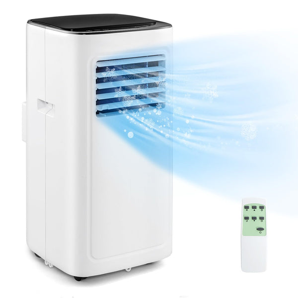 Portable Air Conditioners, 9000 BTU Cools up to 280 Sq. Ft 4-in-1 AC Unit for Bedroom