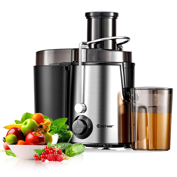 ARLIME Juicer Machines with 2.5inch Wide Mouth, 400W Masticating Juicer Extractor