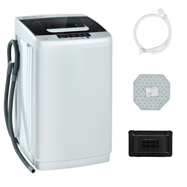 Portable Washing Machine, 2-in-1 Laundry Washer and Spin Combo with 10 Programs, 8.8lbs Capacity