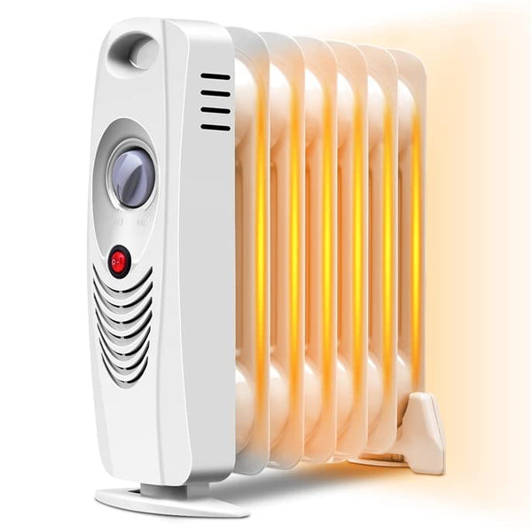 ARLIME Oil Filled Radiator Heater, 700w Small Oil Heater with Thermostat
