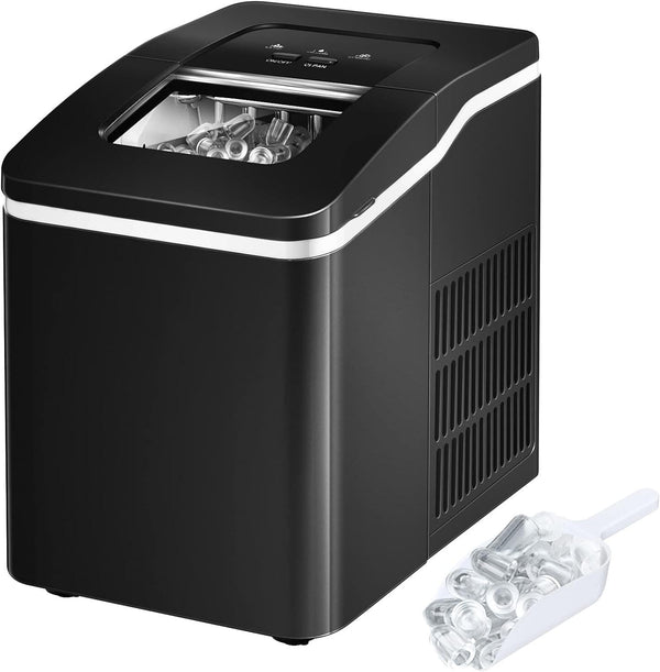 ARLIME Portable Ice Maker Machine for Countertop, Bullet Ice Cubes Ready in 8 Mins, 26LBS/24H
