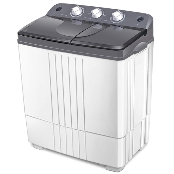Washing Machine, Twin Tub Washer and Spinner Combo, 20Lbs Capacity (12Lbs Washing and 8Lbs Spinning)