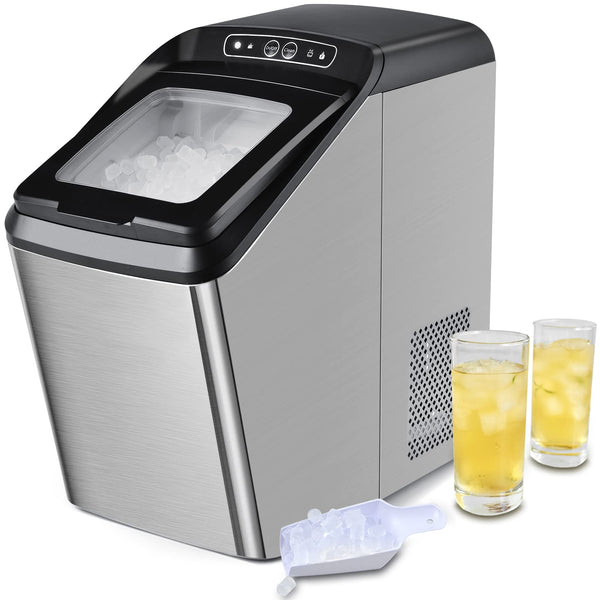 Nugget Ice Maker Machine Countertop 29Lbs/24H, ARLIME Sonic Ice Maker