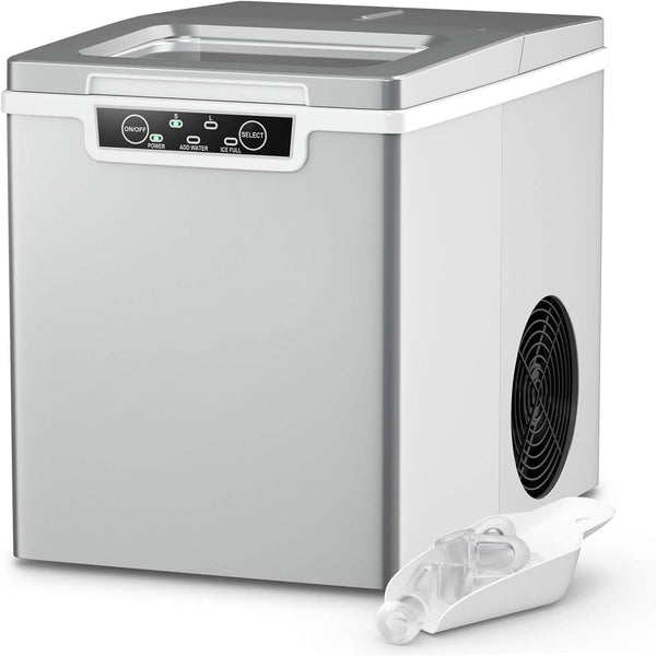 Countertop Ice Maker, 26LBS/24H Portable Electric Ice Machine