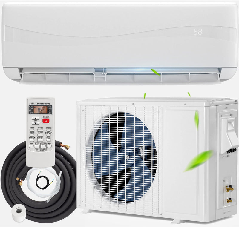 ARLIME 12000 BTU Ductless Air Conditioner & Heater, 17 SEER 230V Energy Saving Mini Split ac