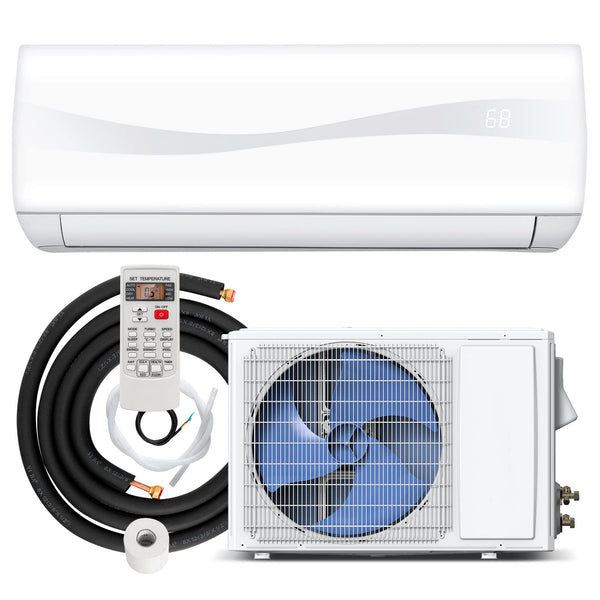 ARLIME Mini Split AC/Heating System, 12000 BTU 17 SEER2 Energy Saving Split Air Conditioner