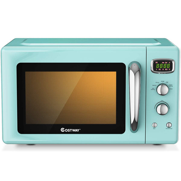 Retro Countertop Microwave Oven, 0.9Cu.ft, 900W Microwave Oven, with 5 Micro Power