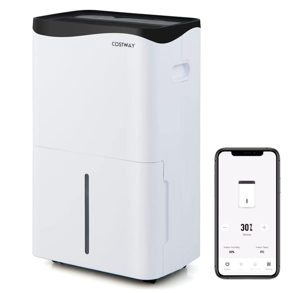 Dehumidifier for Home and Basements, 100 Pint Dehumidifier Rooms up to 5500 Sq. Ft with Smart App & Alexa Voice Control