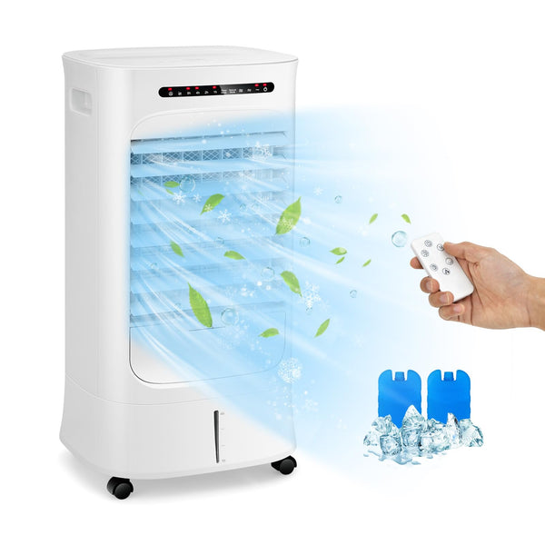 ARLIME Evaporative Air Cooler, Portable Air Conditioner & Humidifier, AC Fan w/ 3 Modes 3 Speeds & 63°Oscillation