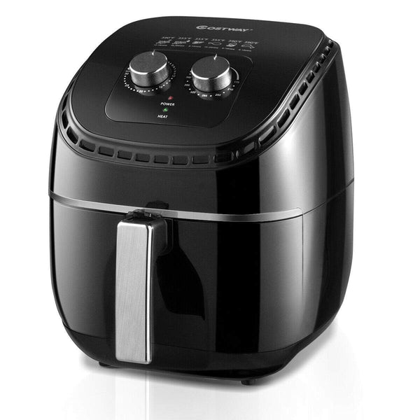ARLIME Electric Air Fryer with Timer & Temperature Control, 3.5QT, 1300W, Oil-less cooker