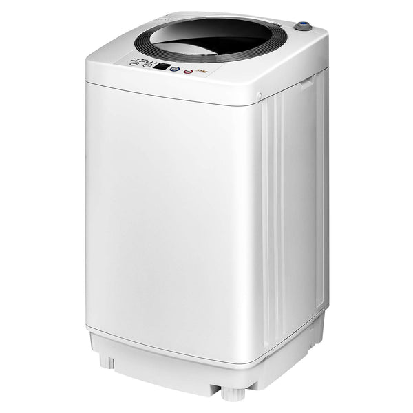 ARLIME Portable Washing Machine, Full-Automatic 8 lbs Capacity Laundry Machine w/Drain Pump