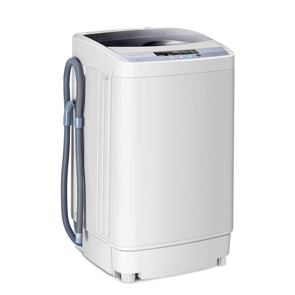 Washing Machine Portable Compact 9.92lbs Capacity Full-Automatic W/Drain Pump