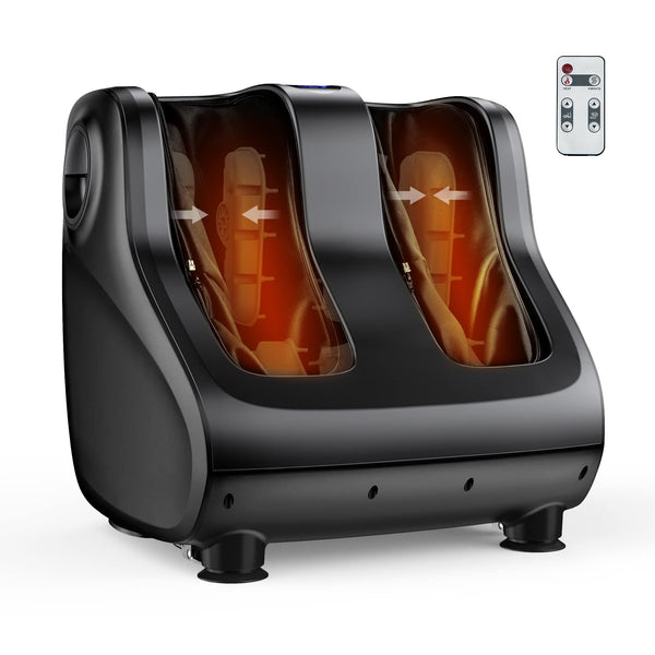 ARLIME Heated Foot and Calf Massager Machine, Leg and Foot Massager with Shiatsu