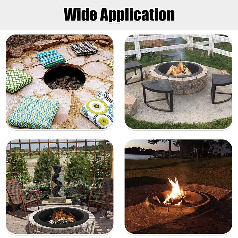 ARLIME Fire Pit Ring 36 Inch Outer, 30 Inch Inner Diameter