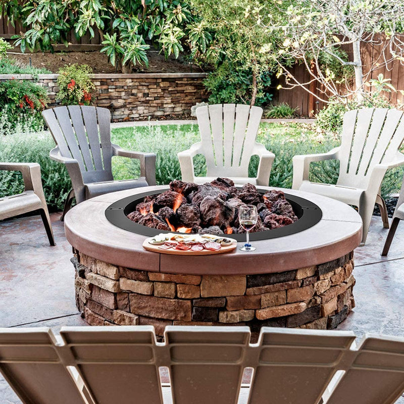 ARLIME Fire Pit Ring 36 Inch Outer, 30 Inch Inner Diameter