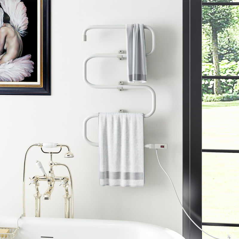 ARLIME Towel Warmer and Drying Rack, Electric Heated Towel Warmer